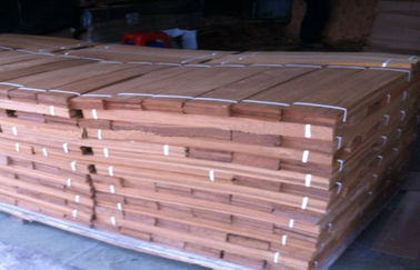 スライスされた切口の木製のフロアーリングのベニヤ シート、0.5 mm に張り合わせるチーク木